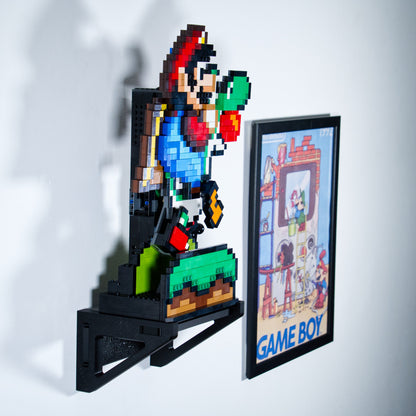 Mario i Yoshi - 71438 - Uchwyt Na Ścianę Wieszak Na LEGO Super Mario World