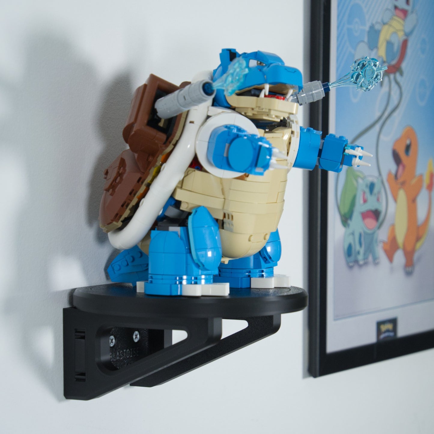 Blastoise z Zestawu 72153 - Uchwyt Na Ścianę Wieszak Naścienny Na LEGO