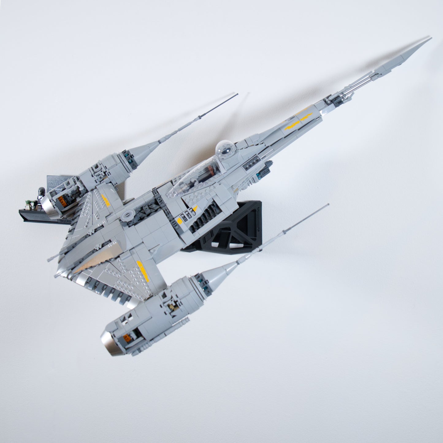 Myśliwiec N-1 Mandalorianina 75442 - Uchwyt Wieszak Na Ścianę Na Statek LEGO