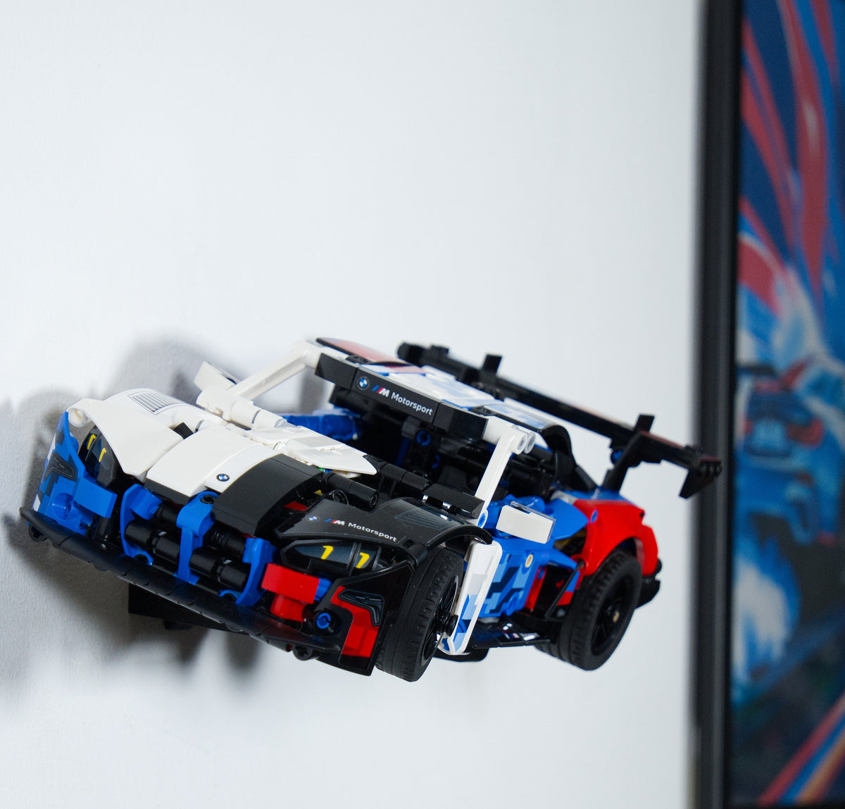 BMW M4 GT3 42226 - Uchwyt Na Ścianę Wieszak Na LEGO - Poziomy i Pionowy
