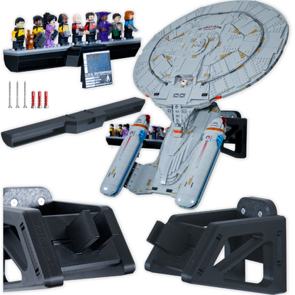 Star Trek: U.S.S. Enterprise NCC-1701-D 10356 - Uchwyt Na Ścianę Na LEGO