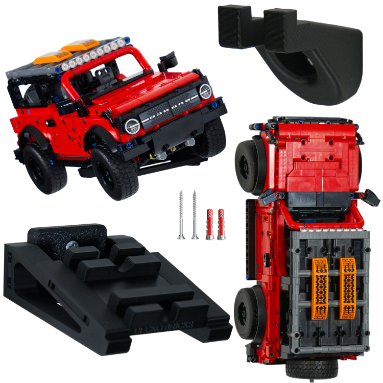 Ford Bronco 42213 - Uchwyt Na Ścianę Na LEGO Samochód - Poziomy Pionowy