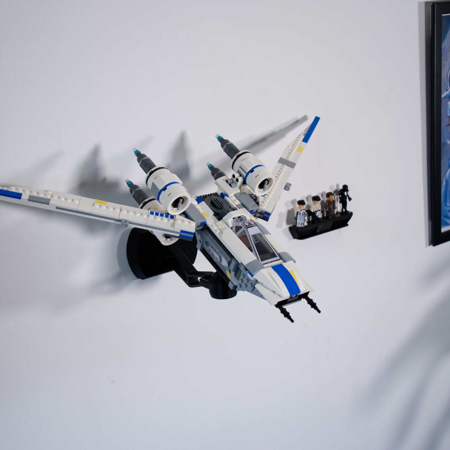 Myśliwiec U-Wing Rebelii 75399 - Uchwyt Wieszak Na Ścianę Na Zestaw LEGO